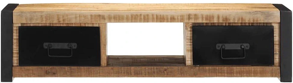 TV staliukas televizoriaus spintelė 100x30x25 cm Masyvus Rough Wood Mango