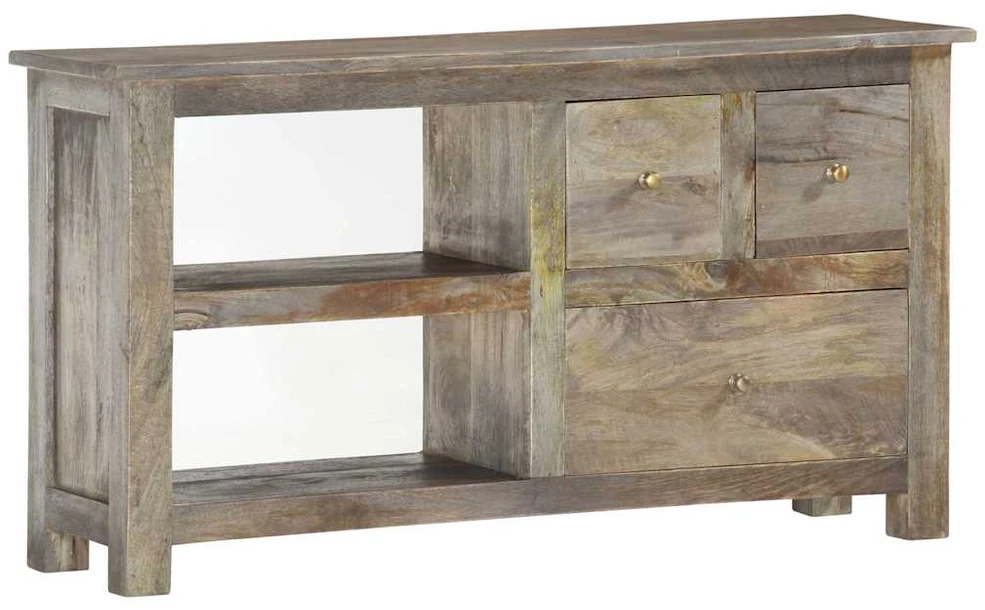 TV staliukas Televizoriaus spintelė, 100x30x55cm, mango medienos masyvas