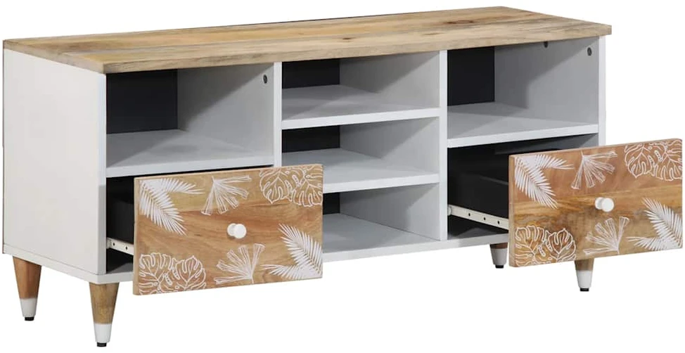 televizoriaus spintelė 100x33,5x46 cm Masyvo Mango