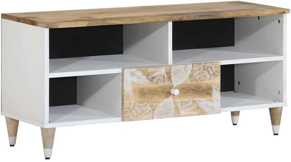 televizoriaus spintelė 100x33,5x46 cm Masyvo Mango