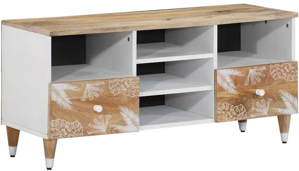 televizoriaus spintelė 100x33,5x46 cm Masyvo Mango