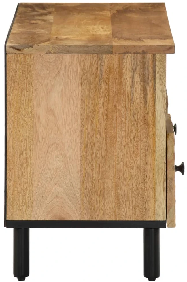 TV staliukas Televizoriaus spintelė, 100x33x46cm, mango medienos masyvas