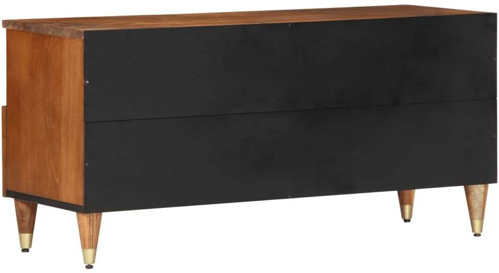 Televizoriaus spintelė, 100x33x46cm, mango medienos masyvas