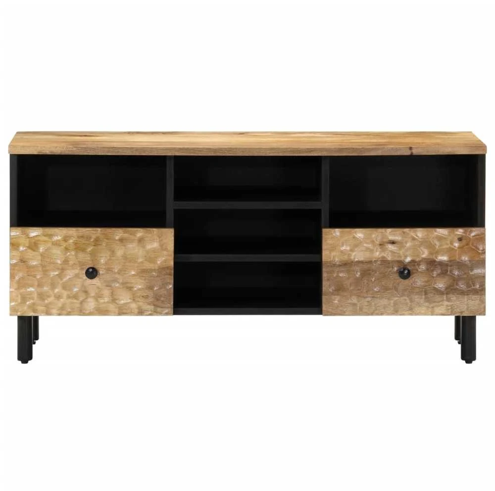 TV staliukas Televizoriaus spintelė, 100x33x46cm, mango medienos masyvas