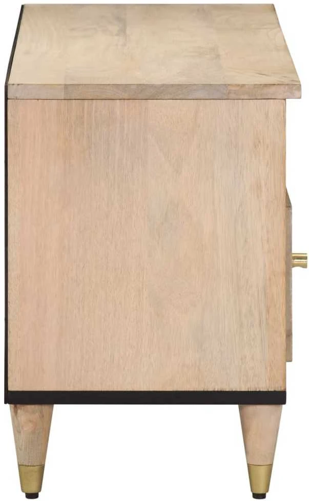 TV staliukas Televizoriaus spintelė, 100x33x46cm, mango medienos masyvas