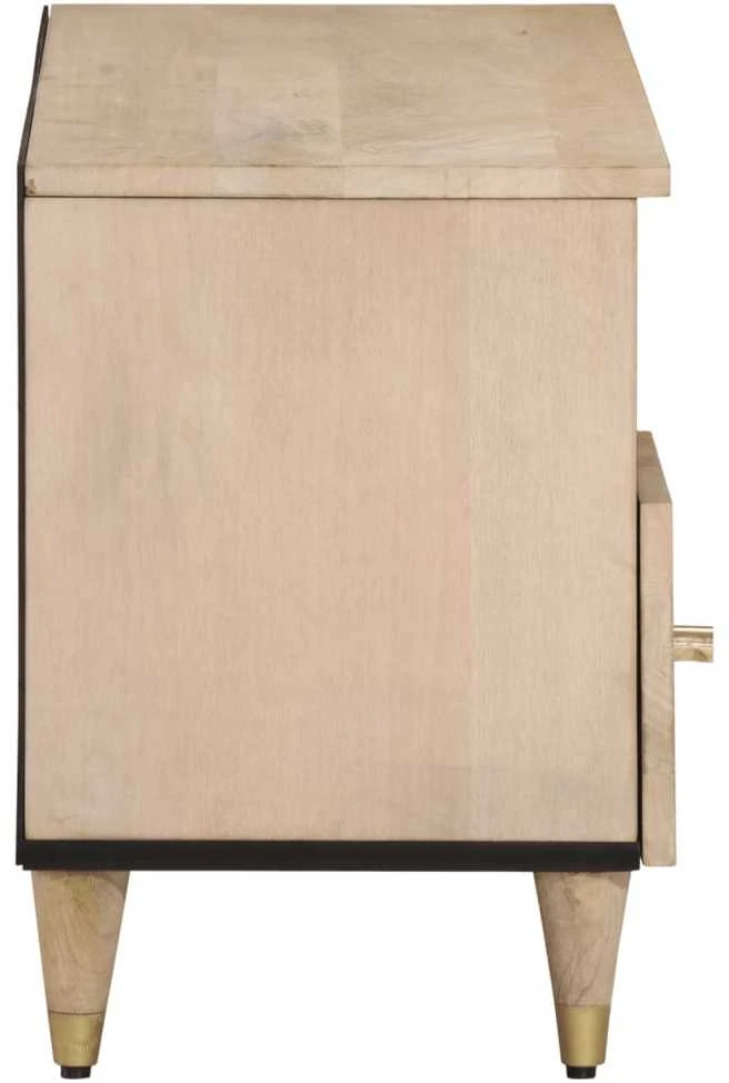 TV staliukas Televizoriaus spintelė, 100x33x46cm, mango medienos masyvas