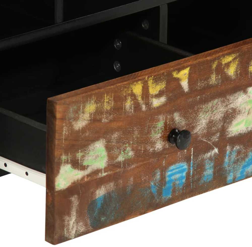 TV staliukas Televizoriaus spintelė, 100x33x46cm, perdirbta/apdirbta mediena