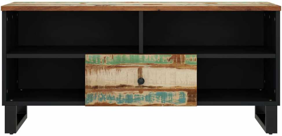 TV staliukas Televizoriaus spintelė, 100x33x46cm, perdirbta/apdirbta mediena