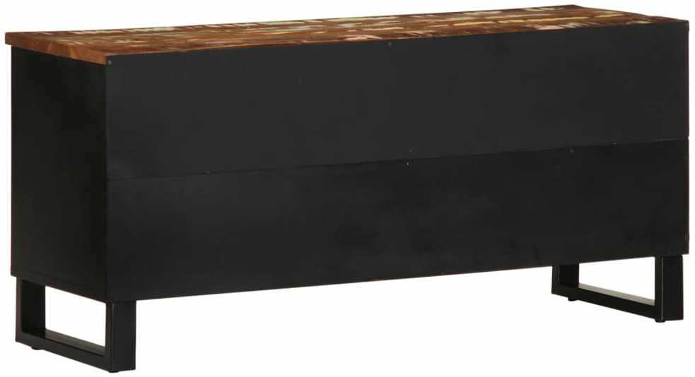 TV staliukas Televizoriaus spintelė, 100x33x46cm, perdirbta/apdirbta mediena
