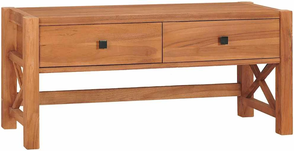 TV staliukas Televizoriaus spintelė, 100x40x45cm, tikmedžio mediena