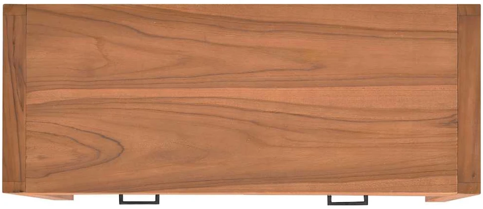 TV staliukas Televizoriaus spintelė, 100x40x45cm, tikmedžio mediena
