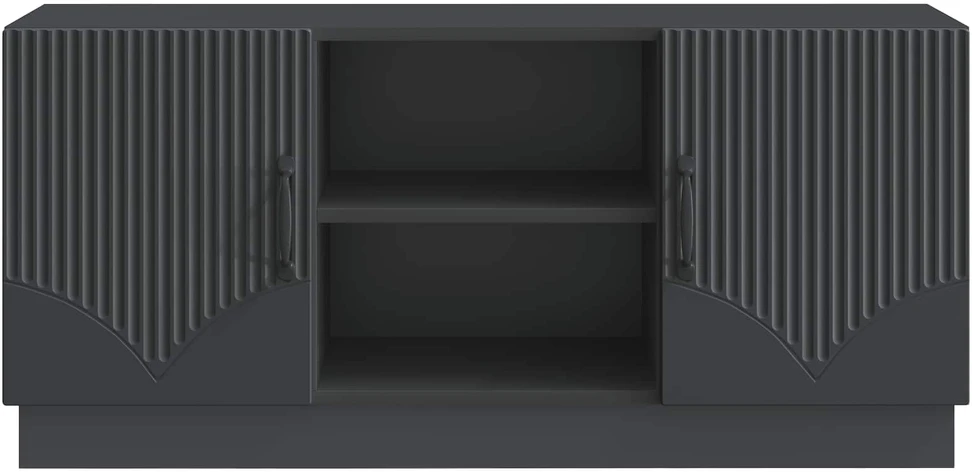 TV staliukas Televizoriaus spintelė 102 x 34,5 x 47 cm Juoda