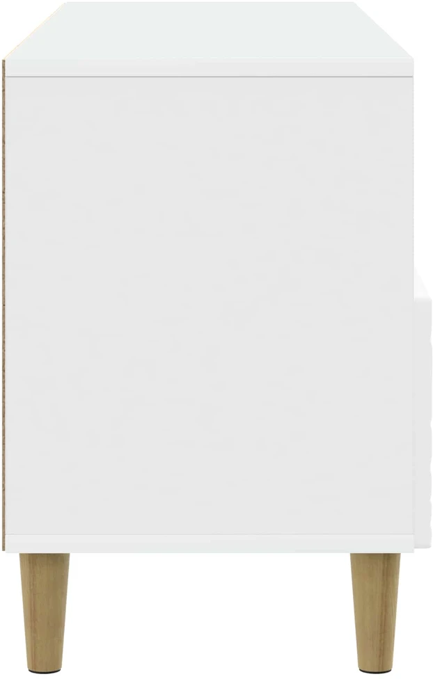 TV staliukas Televizoriaus spintelė 102 x 34,5 x 50 cm Balta