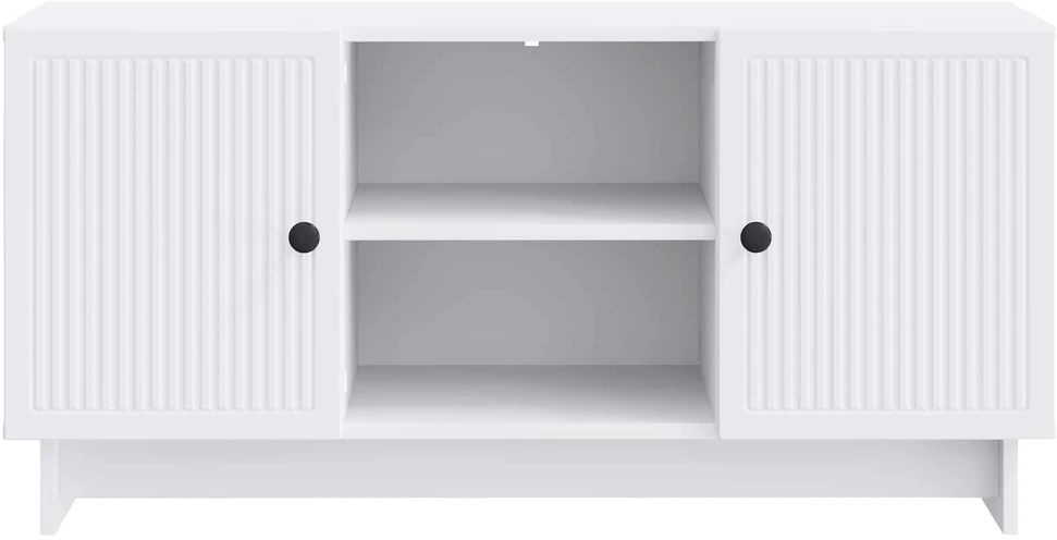 TV staliukas Televizoriaus spintelė 102 x 34,5 x 50 cm Balta
