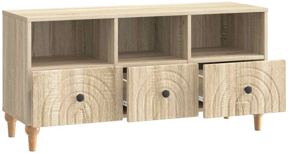 TV staliukas Televizoriaus spintelė 102 x 34,5 x 50 cm Sonoma ąžuolas
