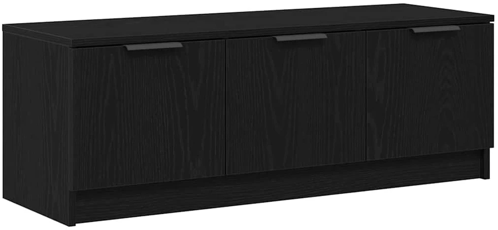 TV staliukas Televizoriaus spintelė 102 x 35 x 36,5 cm Juodas ąžuolas