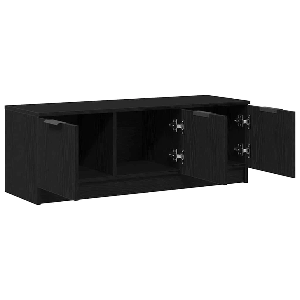 TV staliukas Televizoriaus spintelė 102 x 35 x 36,5 cm Juodas ąžuolas