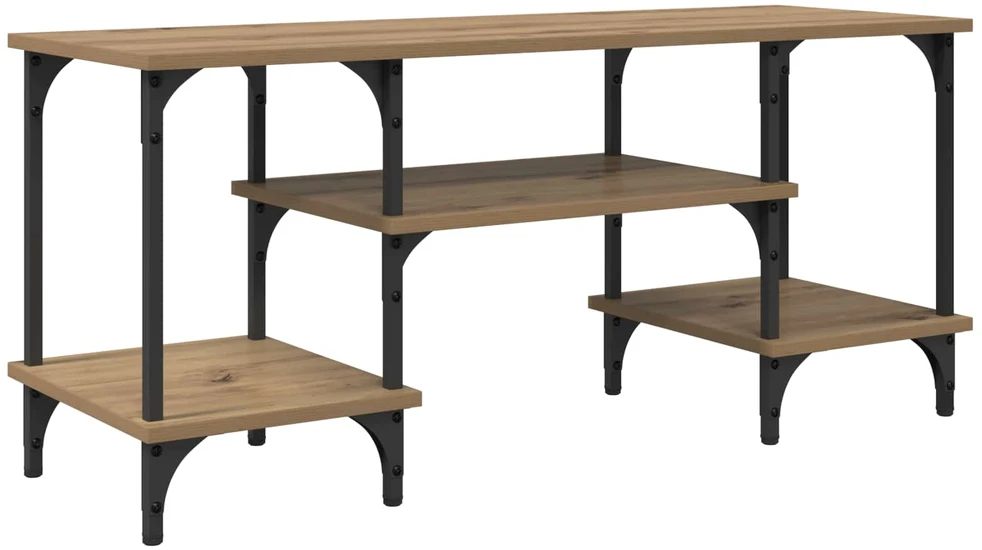 TV staliukas Televizoriaus spintelė 102 x 35 x 45,5 cm Amatininkų ąžuolas
