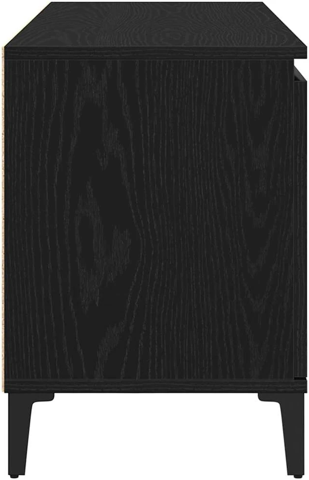 TV staliukas Televizoriaus spintelė 102 x 35 x 50 cm Juodas ąžuolas