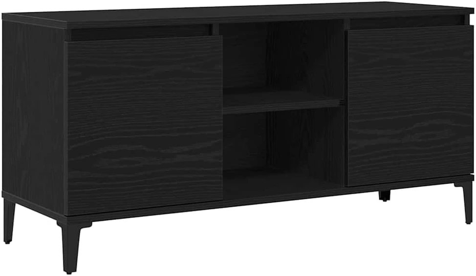 TV staliukas Televizoriaus spintelė 102 x 35 x 50 cm Juodas ąžuolas