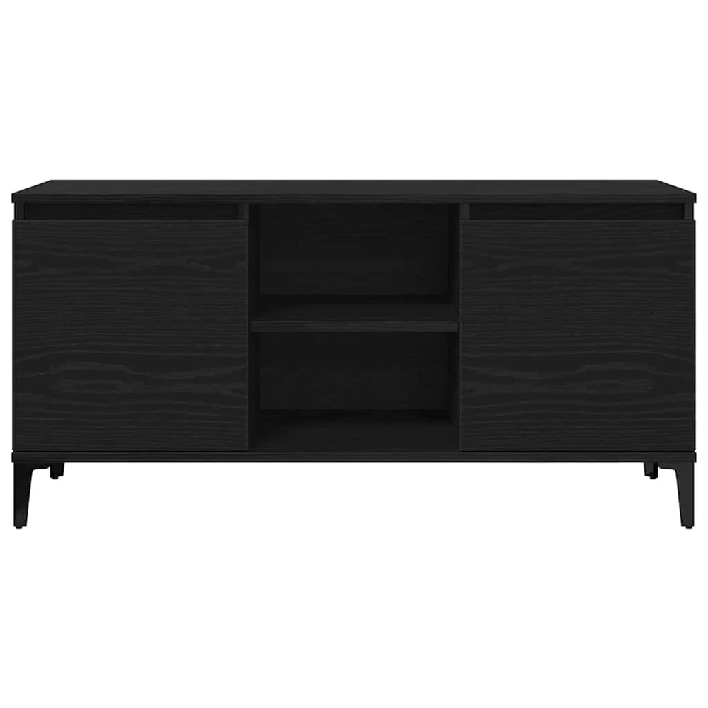 TV staliukas Televizoriaus spintelė 102 x 35 x 50 cm Juodas ąžuolas