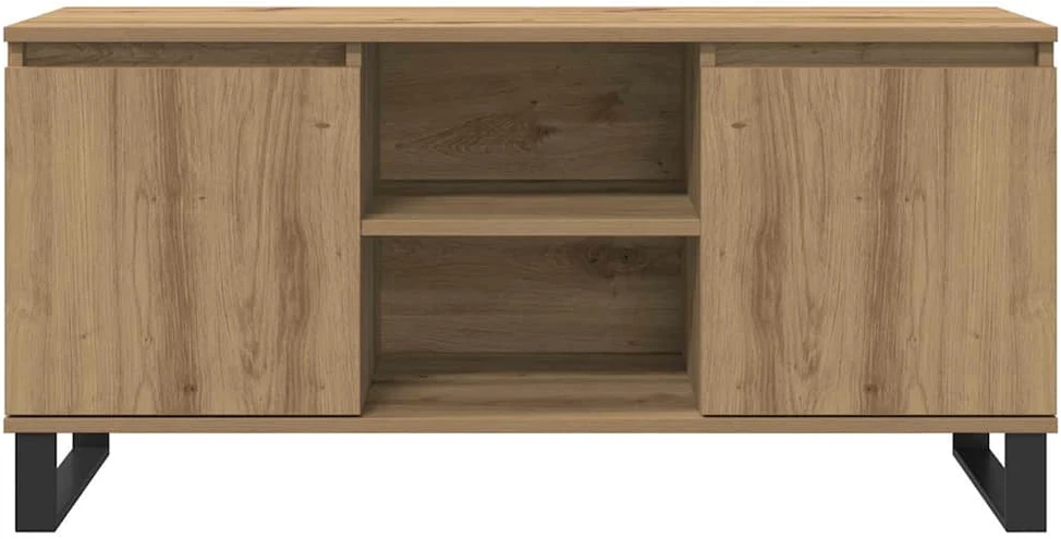 TV staliukas Televizoriaus spintelė 104 x 35 x 50 cm Amatininkų ąžuolas
