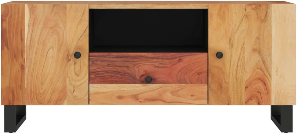 TV staliukas Televizoriaus spintelė, 105x33,5x46cm, akacija/apdirbta mediena