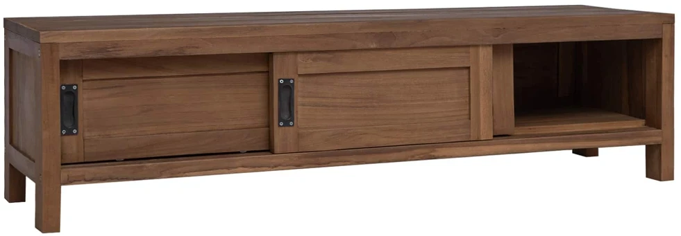 Televizoriaus spintelė 110 x 30 x 30 cm Kieto teka medžio