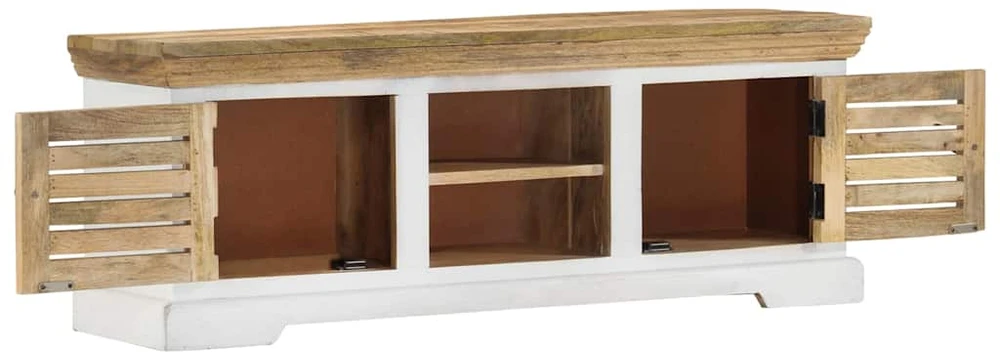 TV staliukas Televizoriaus spintelė, 110x30x40cm, mango medienos masyvas