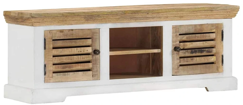 TV staliukas Televizoriaus spintelė, 110x30x40cm, mango medienos masyvas