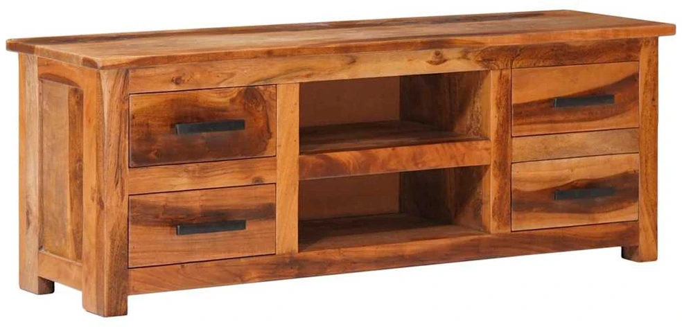 TV staliukas Televizoriaus spintelė, 110x30x40cm, medienos masyvas