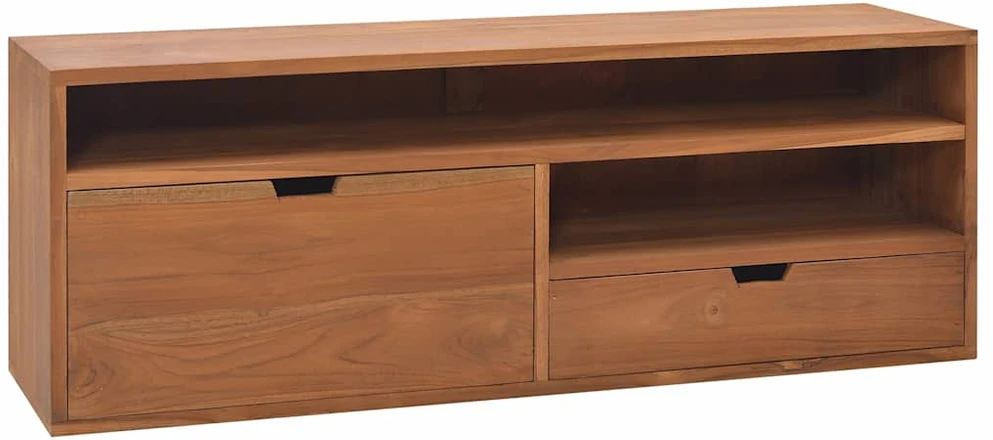 TV staliukas Televizoriaus spintelė, 110x30x40cm, tikmedžio medienos masyvas
