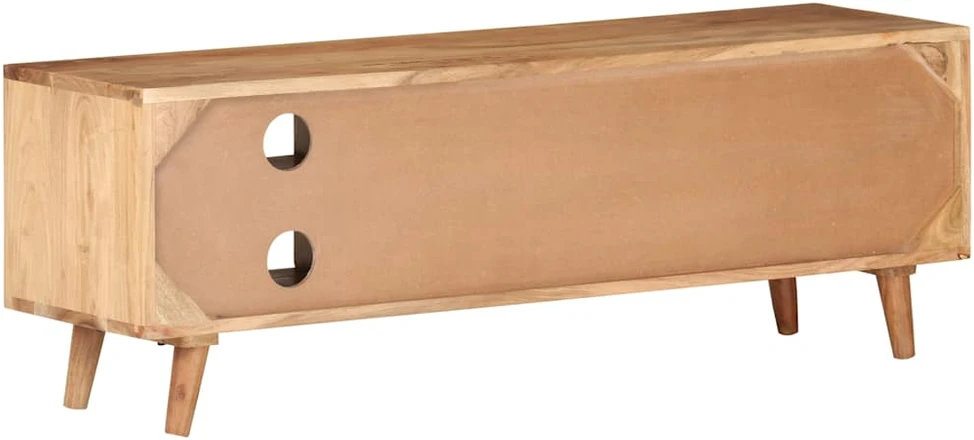 TV staliukas Televizoriaus spintelė, 115x30x39cm, akacijos medienos masyvas