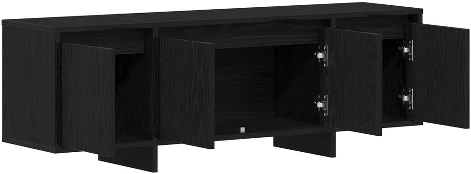 TV staliukas Televizoriaus spintelė 120 x 30 x 40,5 cm Juodas ąžuolas