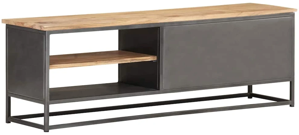 TV staliukas Televizoriaus spintelė, 120x30x40cm, akacijos medienos masyvas