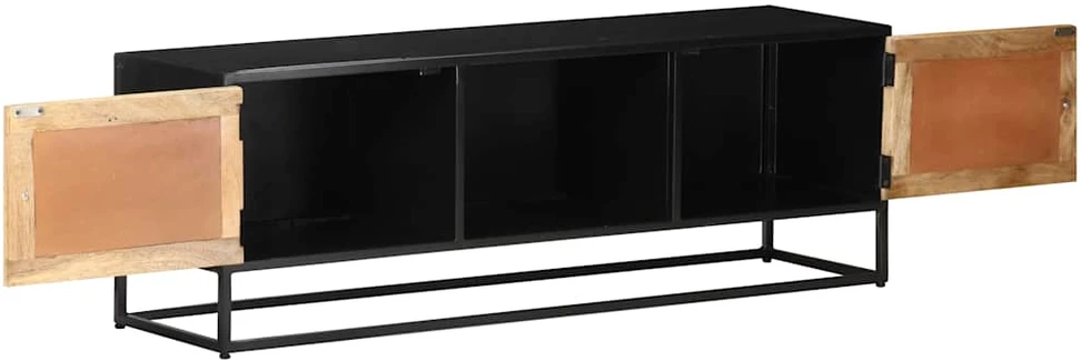 TV staliukas Televizoriaus spintelė, 120x30x40cm, neapdorota mango mediena