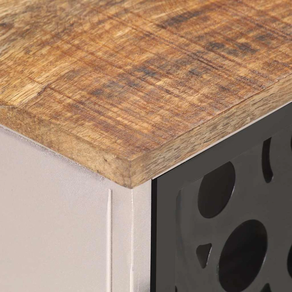 TV staliukas Televizoriaus spintelė, 120x30x40cm, neapdorota mango mediena
