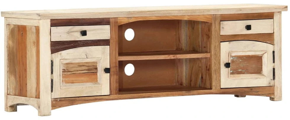 TV staliukas Televizoriaus spintelė, 120x30x40cm, perdirbta mediena