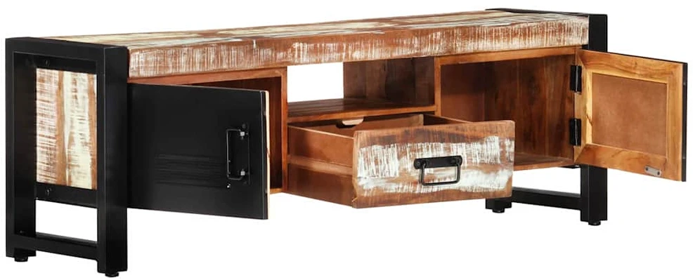 TV staliukas Televizoriaus spintelė, 120x30x40cm, perdirbta mediena