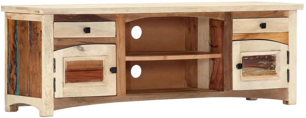 TV staliukas Televizoriaus spintelė, 120x30x40cm, perdirbta mediena