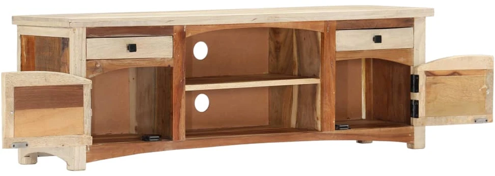 TV staliukas Televizoriaus spintelė, 120x30x40cm, perdirbta mediena