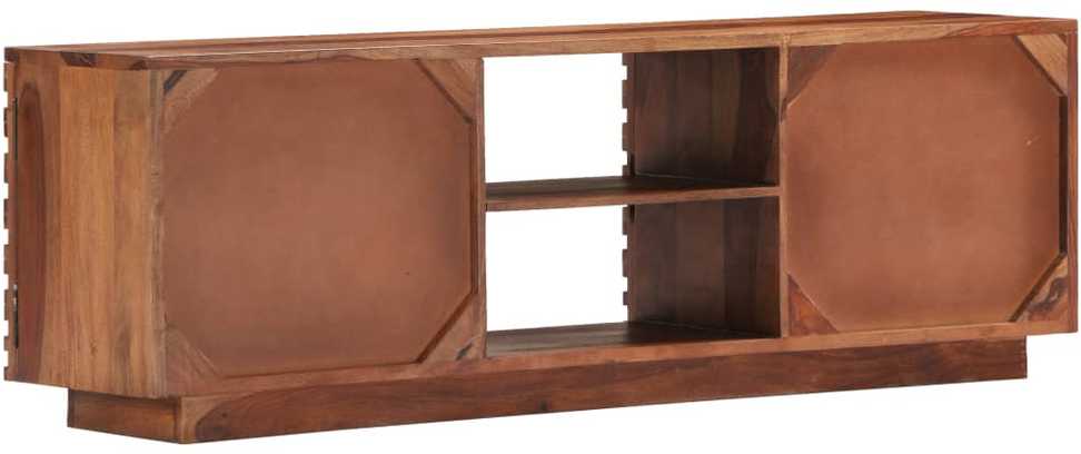TV staliukas Televizoriaus spintelė, 120x30x40cm, rausv. dalb. med. mas.
