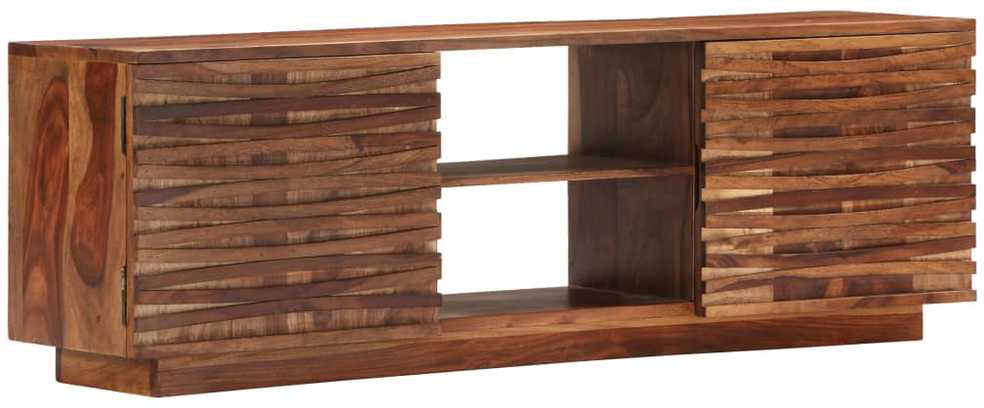 TV staliukas Televizoriaus spintelė, 120x30x40cm, rausv. dalb. med. mas.
