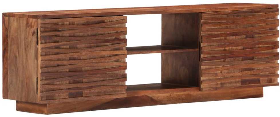 TV staliukas Televizoriaus spintelė, 120x30x40cm, rausv. dalb. med. mas.