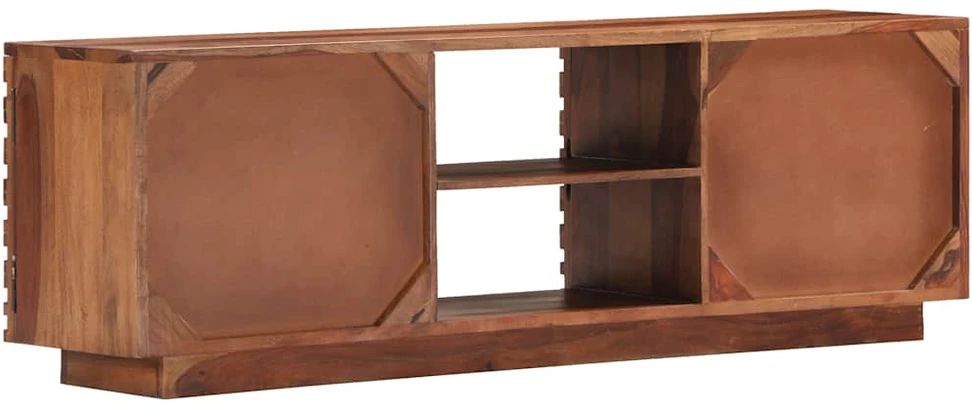 TV staliukas Televizoriaus spintelė, 120x30x40cm, rausv. dalb. med. mas.