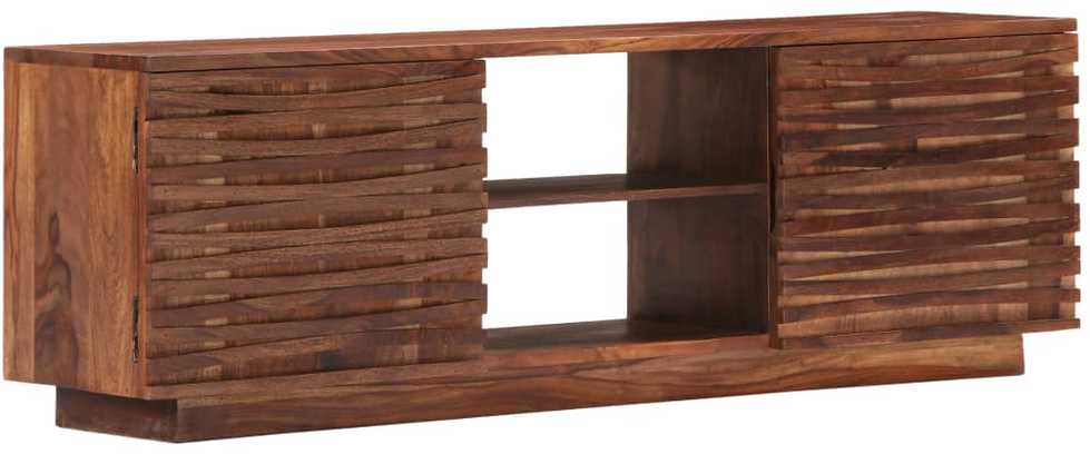 TV staliukas Televizoriaus spintelė, 120x30x40cm, rausv. dalb. med. mas.
