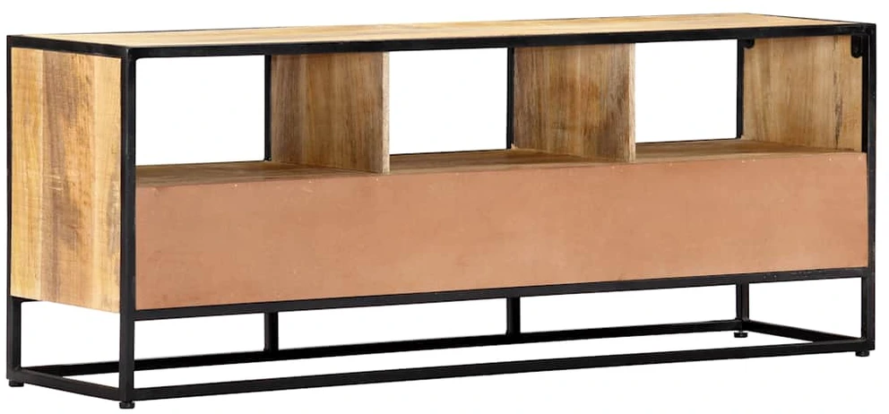 TV staliukas Televizoriaus spintelė, 120x30x45cm, mango medienos masyvas
