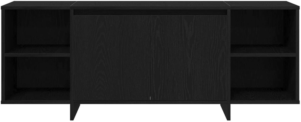 TV staliukas Televizoriaus spintelė 130 x 35 x 50 cm Juodojo ąžuolo