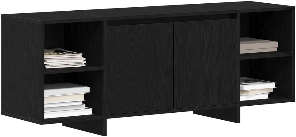 TV staliukas Televizoriaus spintelė 130 x 35 x 50 cm Juodojo ąžuolo