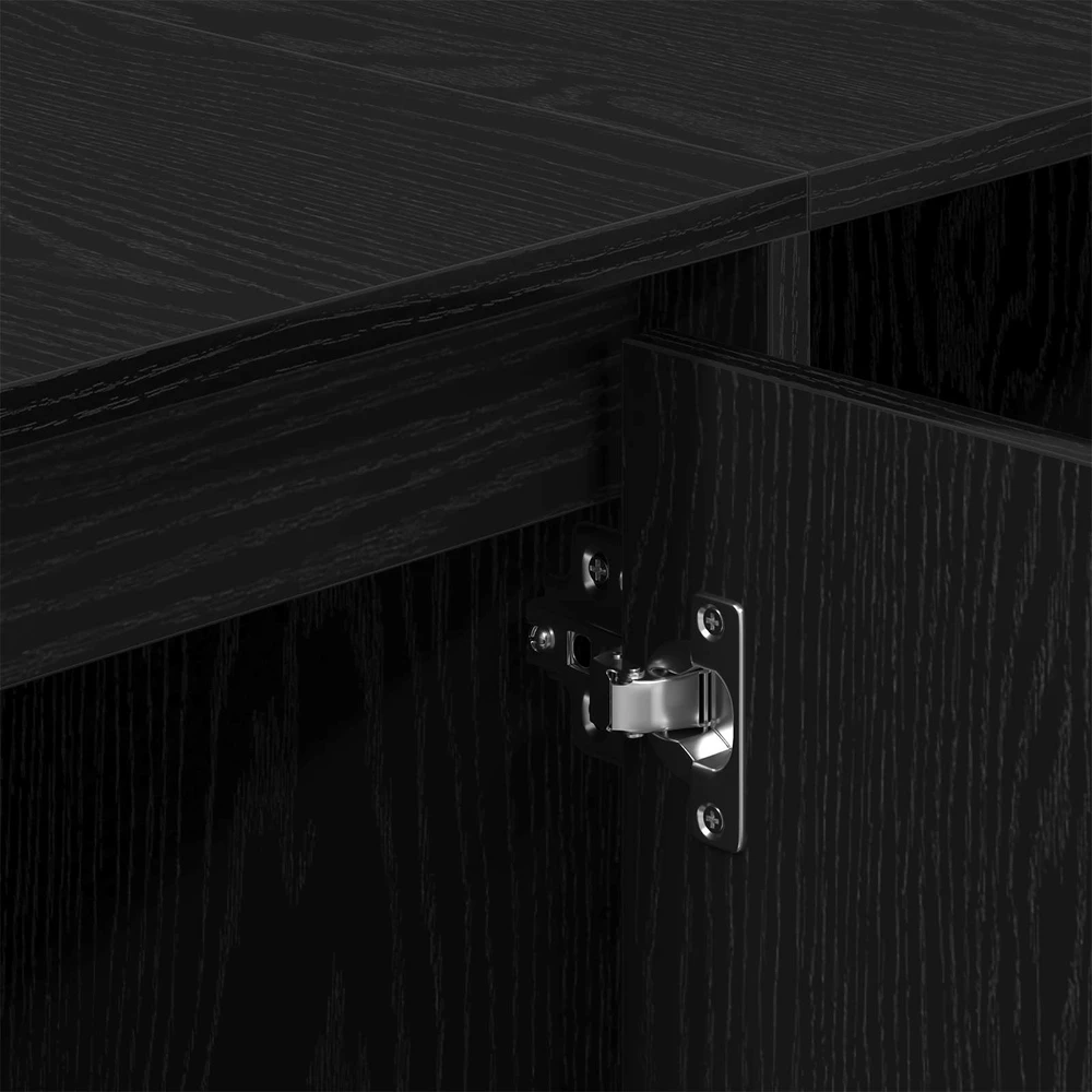 TV staliukas Televizoriaus spintelė 130 x 35 x 50 cm Juodojo ąžuolo